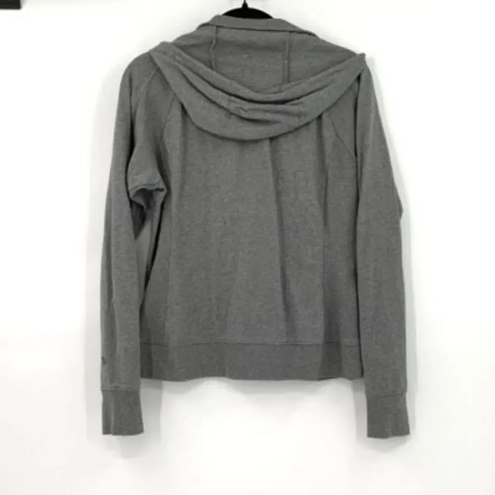 Kuhl Heather Gray Full Zip Organic Cotton Thumbhole Brava Hoody Medium - Picture 3 of 11